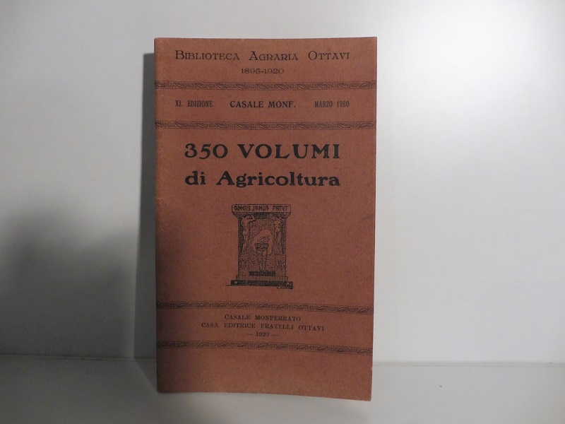 Biblioteca agraria Ottavi. 350 volumi di agricoltura